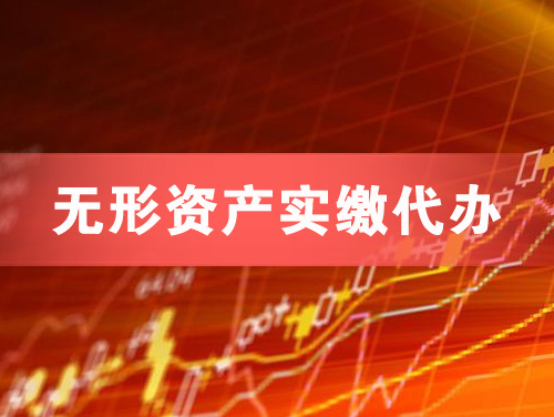 南充无形资产实缴资本代办